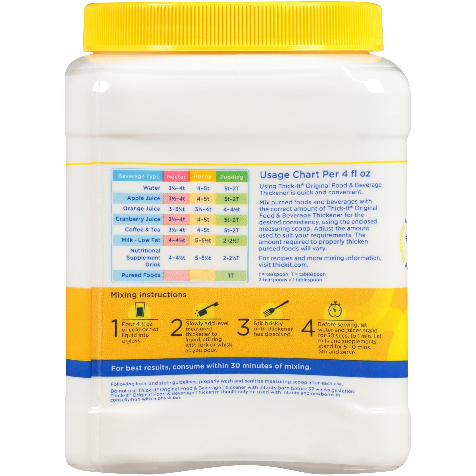 Thick-It® Original Food and Beverage Thickener, Unflavored