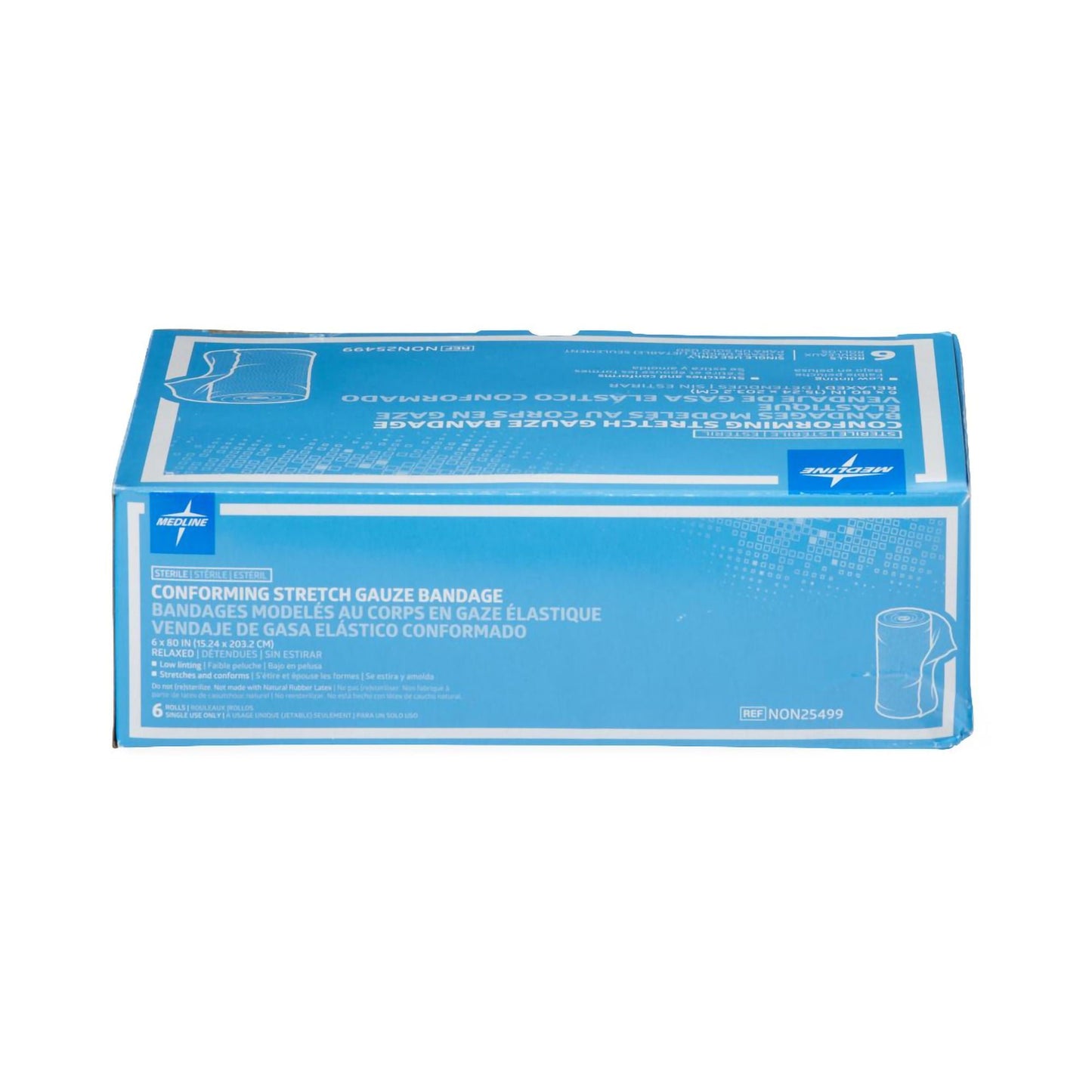 Medline Sterile Conforming Bandage, 1-Ply