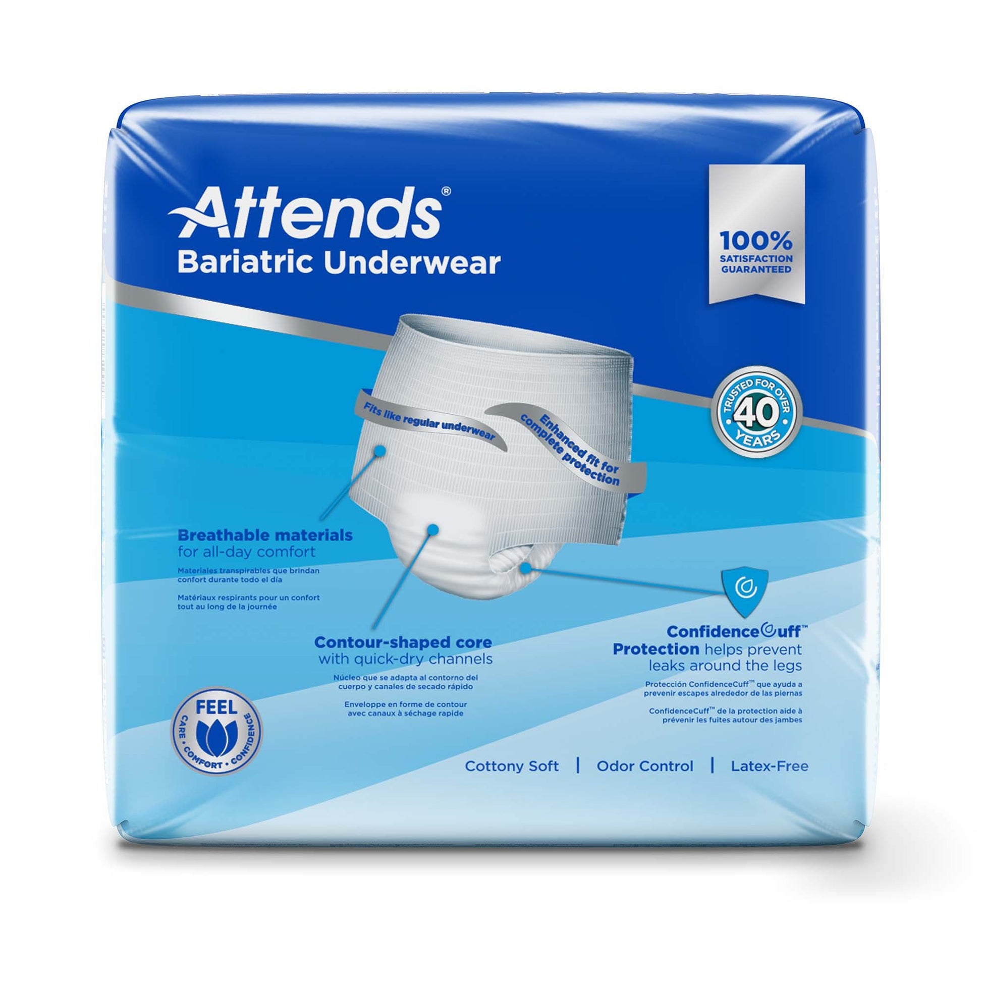 Attends® Bariatric Protective Underwear