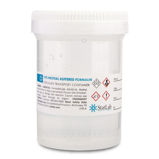 StatClick™ Prefilled Formalin Container, Fill in 120 mL