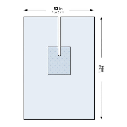 McKesson Sterile U-Drape with Split