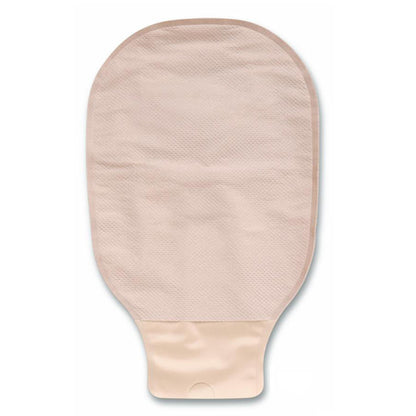 New Image™ 18203 Beige Colostomy Pouch, Pre-cut to Fit Stomas, Red Match
