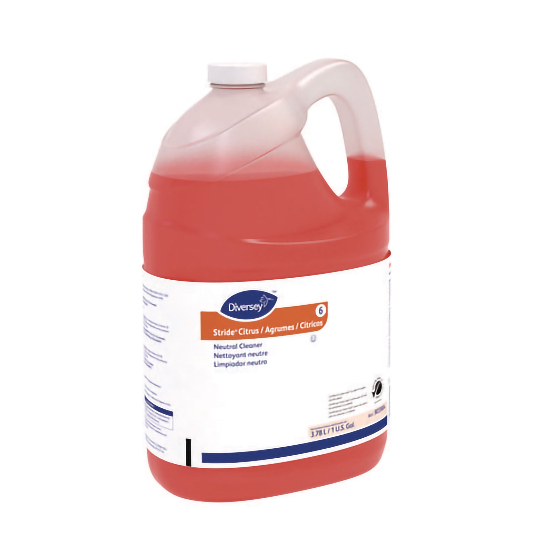 Diversey Stride Floor Cleaner Liquid Jug Citrus Scent Manual Pour