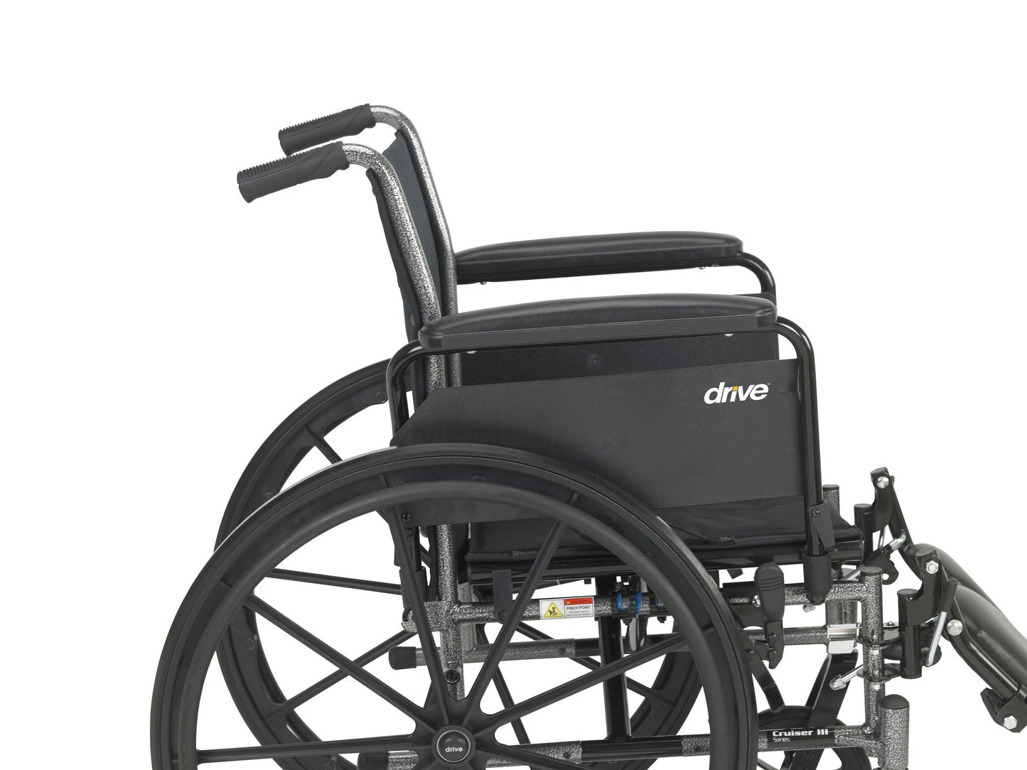 drive™ Cruiser III Lightweight Wheelchair, 18-inch Seat Width