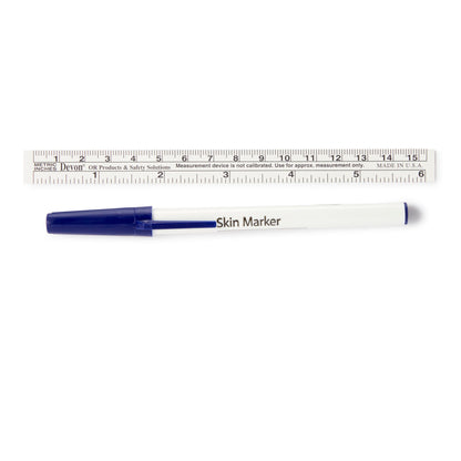 Cardinal Health™ Devon™ Surgical Skin Marker with Ruler, Regular Tip - view 3
