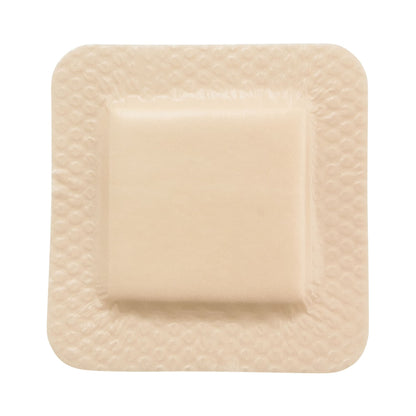 McKesson Lite Hydrocellular Foam Dressings w/ Border & Silicone Adhesive, 4 x 4"