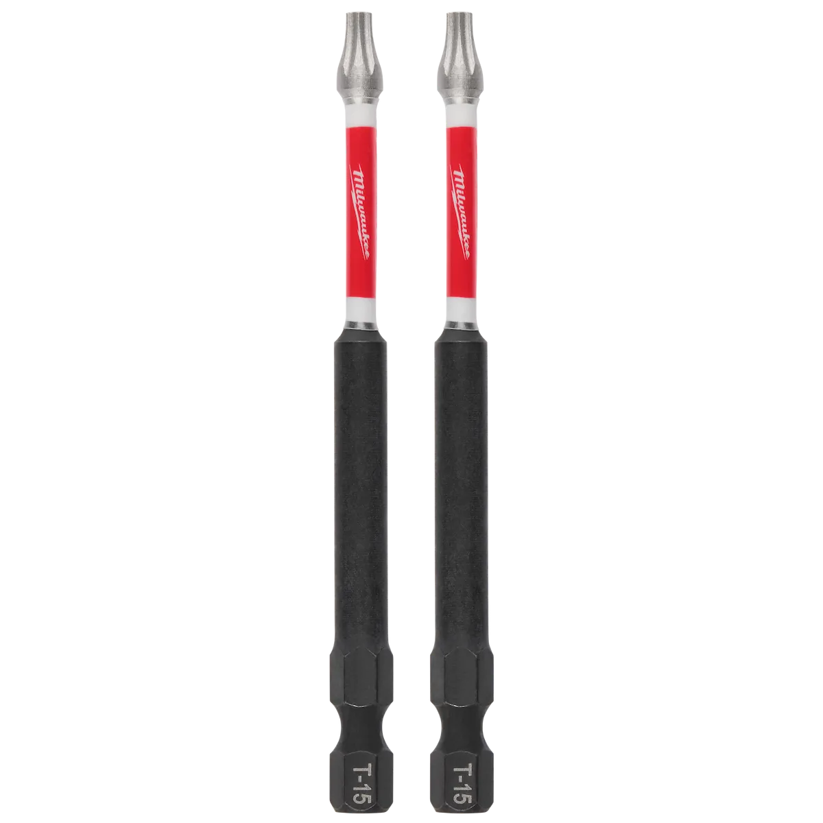 Milwaukee SHOCKWAVE Impact Duty 3-1/2" T15 Bit (2 PK) 48-32-4677 | T15 Drive, 2-Piece