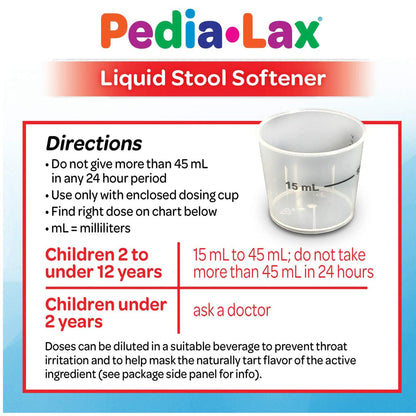 Pedia-Lax® Liquid Stool Softener Berry Flavor