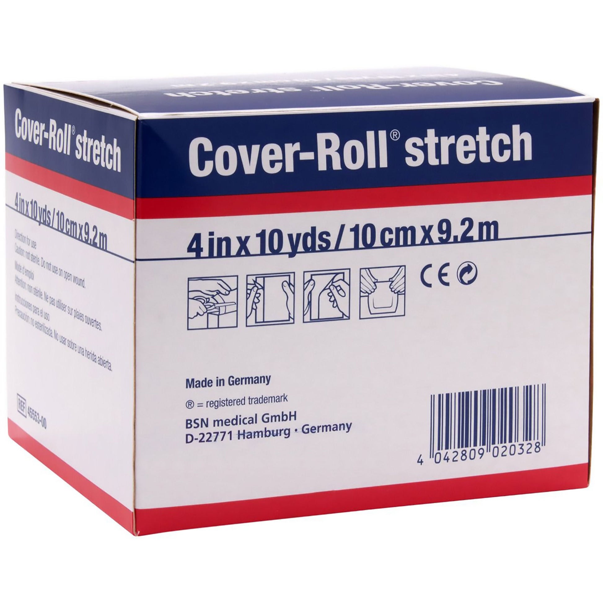 Cover-Roll® Stretch Dressing Retention Tape with Liner, White