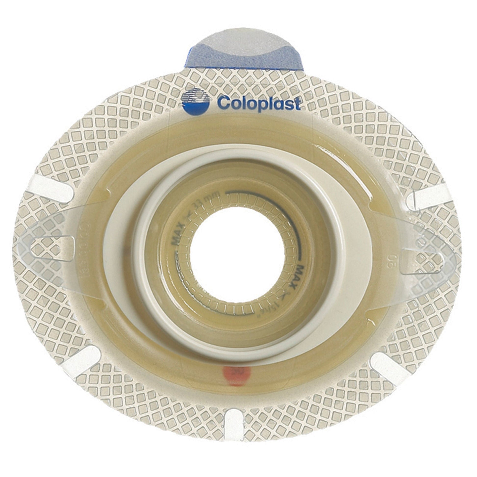 SenSura® Click Xpro Flat Ostomy Barrier, Trim to Fit , Red Match