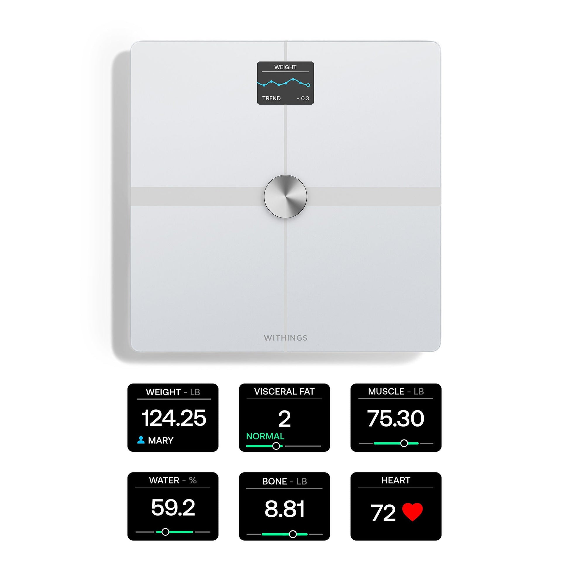 Withings Body Smart Wi-Fi Smart Scale, White
