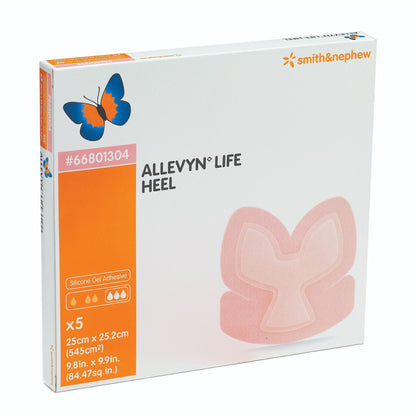Allevyn Life Heel Silicone Gel Adhesive Foam Dressing