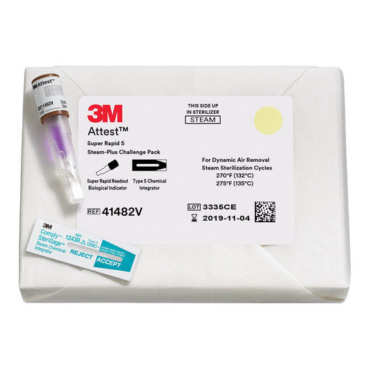 3M™ Attest™ Super Rapid 5 Steam-Plus Sterilization BI Challenge Pack
