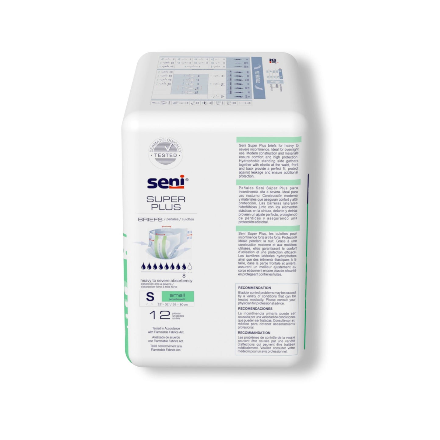 Seni® Super Plus Overnight Heavy to Severe Absorbency Incontinence Brief