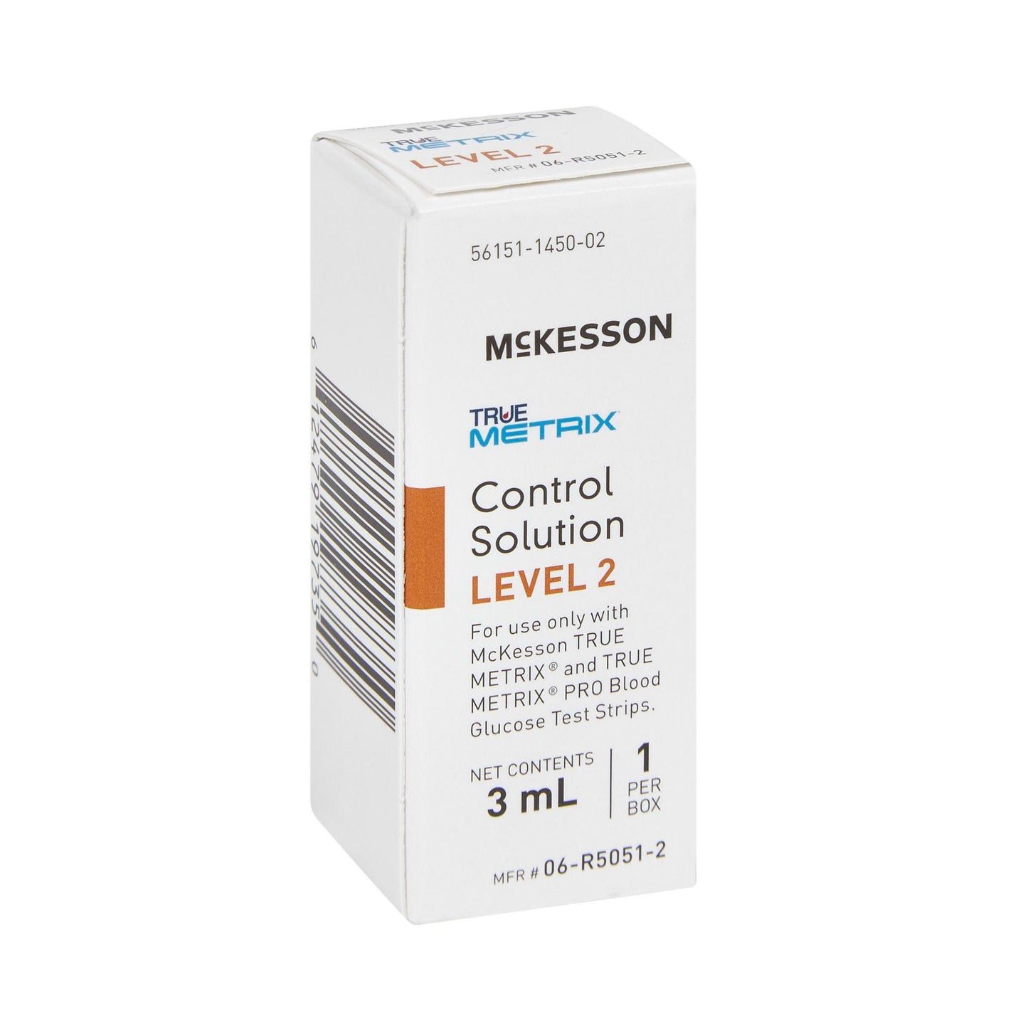 McKesson True Metrix Blood Glucose Testing, Control Solution, Level 2