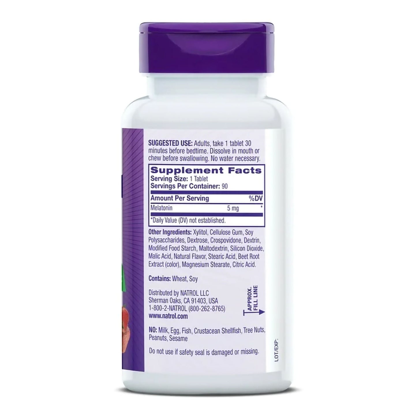 Natrol® Melatonin 5 mg Sleep Fast Dissolve Tablets Strawberry