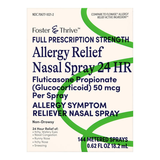 Foster & Thrive™ Allergy Relief Nasal Spray 24 HR Fluticasone Propionate