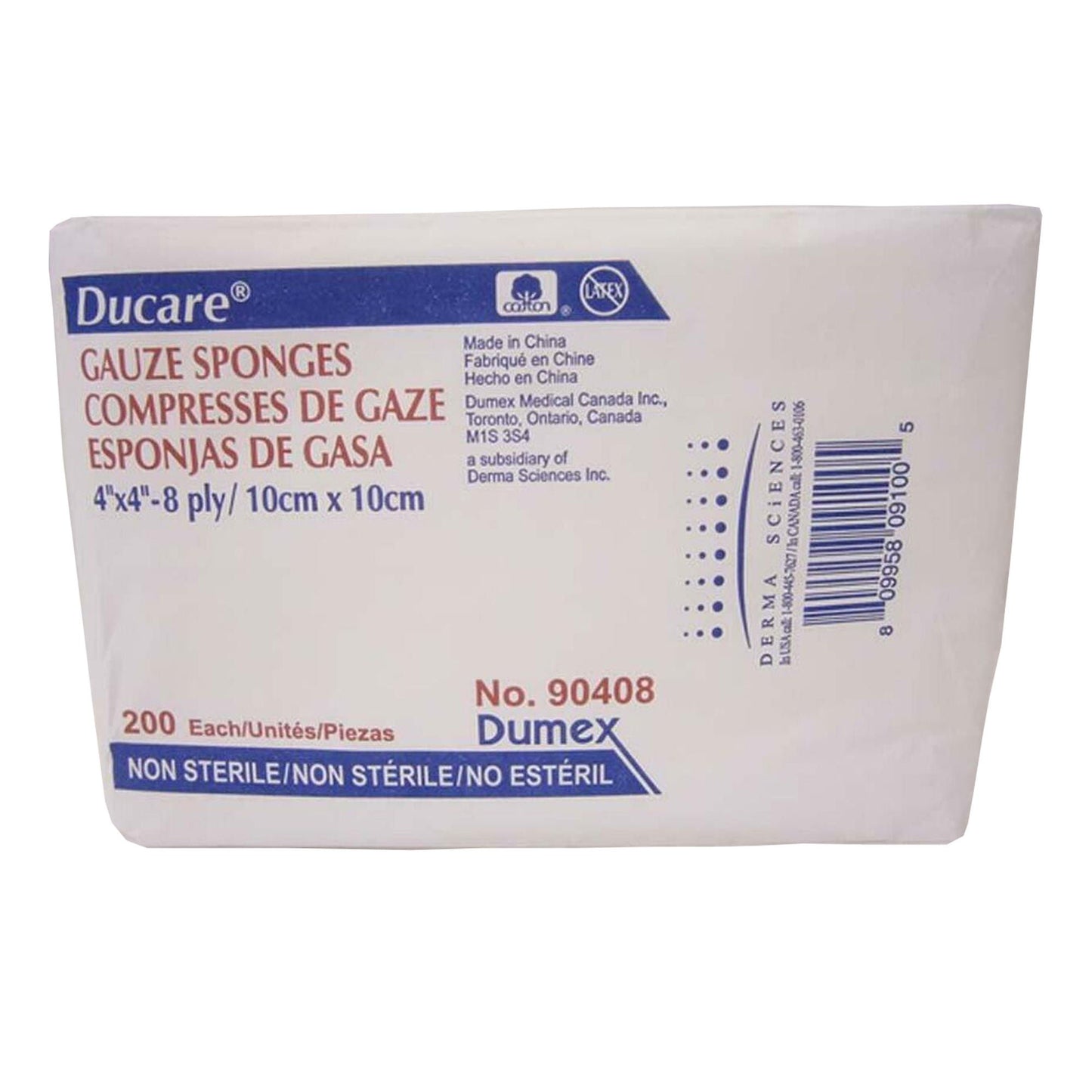 Ducare Gauze Sponge, 8-Ply