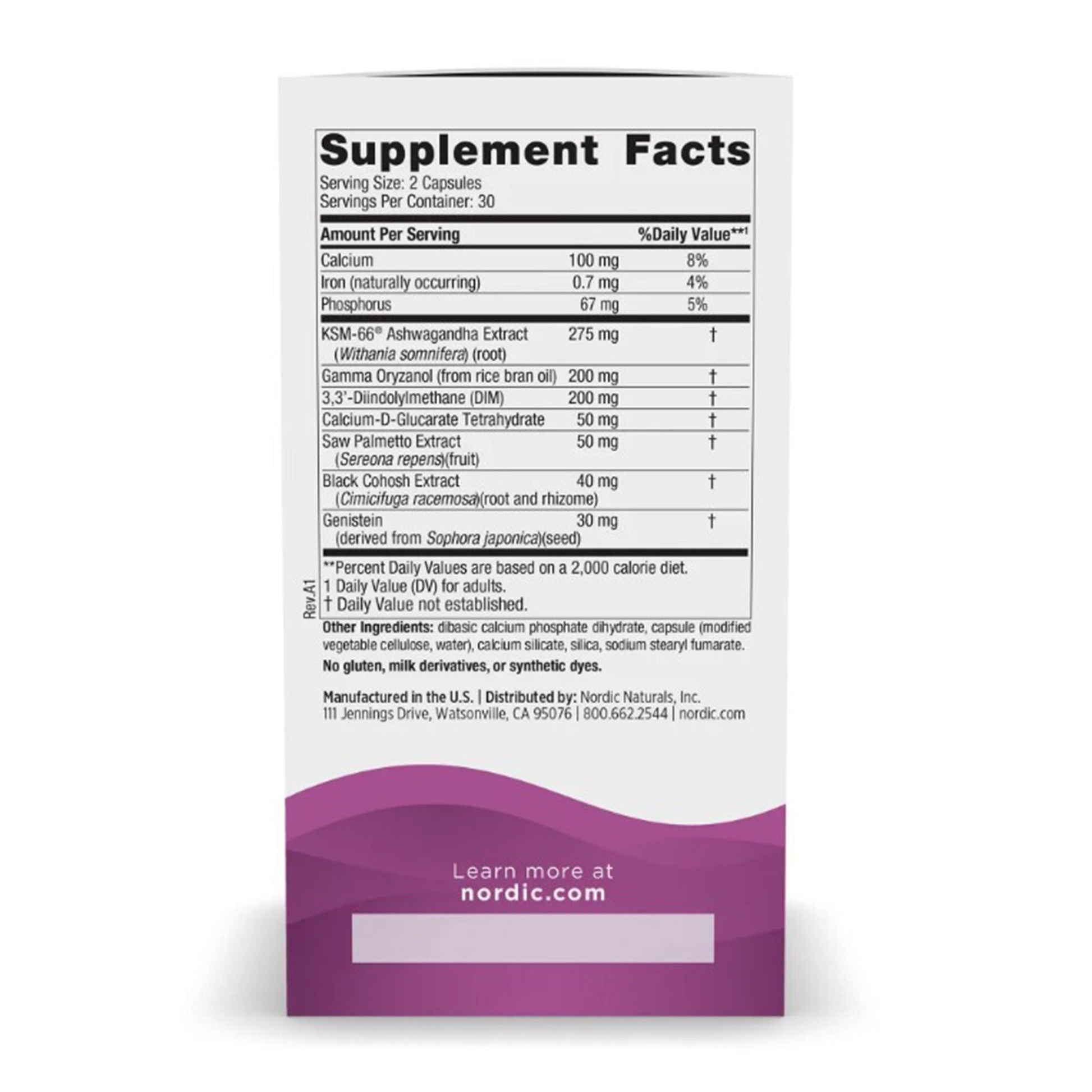 Nordic Naturals® Menopause Support Calcium Dietary Supplement