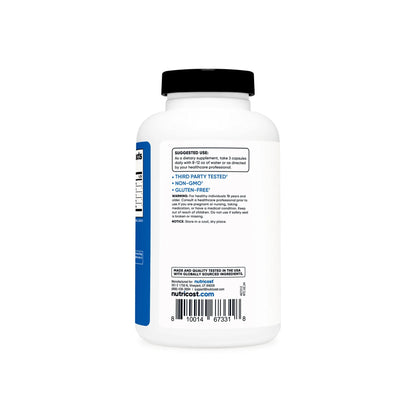 nutricost Nitric Oxide Booster Dietary Supplement L-Arginine - L-Arginine HCl - Arginine AKG 2: -Citrulline - L-Citrulline Malate 2:1 500 mg - 500 mg - 500 mg - 375 mg - 375 mg Strength Capsule