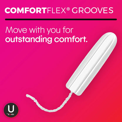 U by Kotex Click Tampon Super Absorbency Plastic Applicator Individually Wrapped