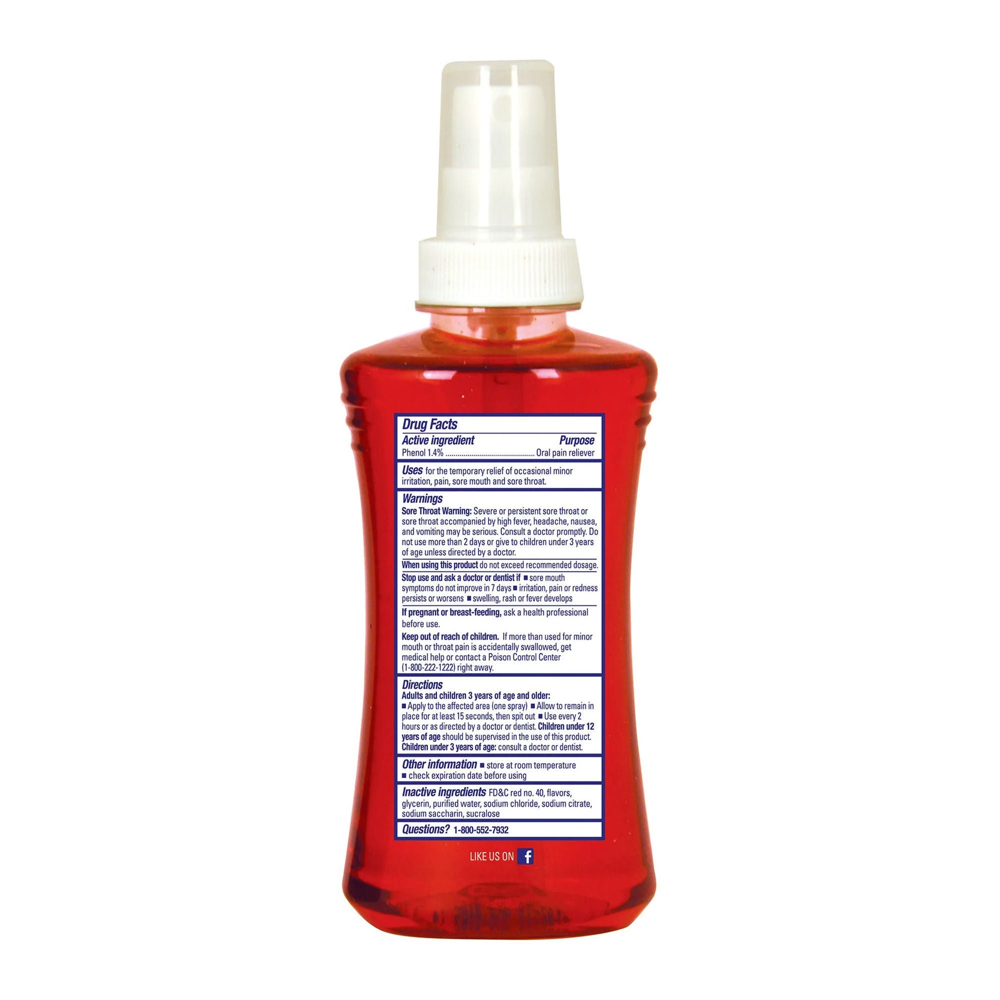 Chloraseptic® Phenol Sore Throat Relief, Spray Bottle