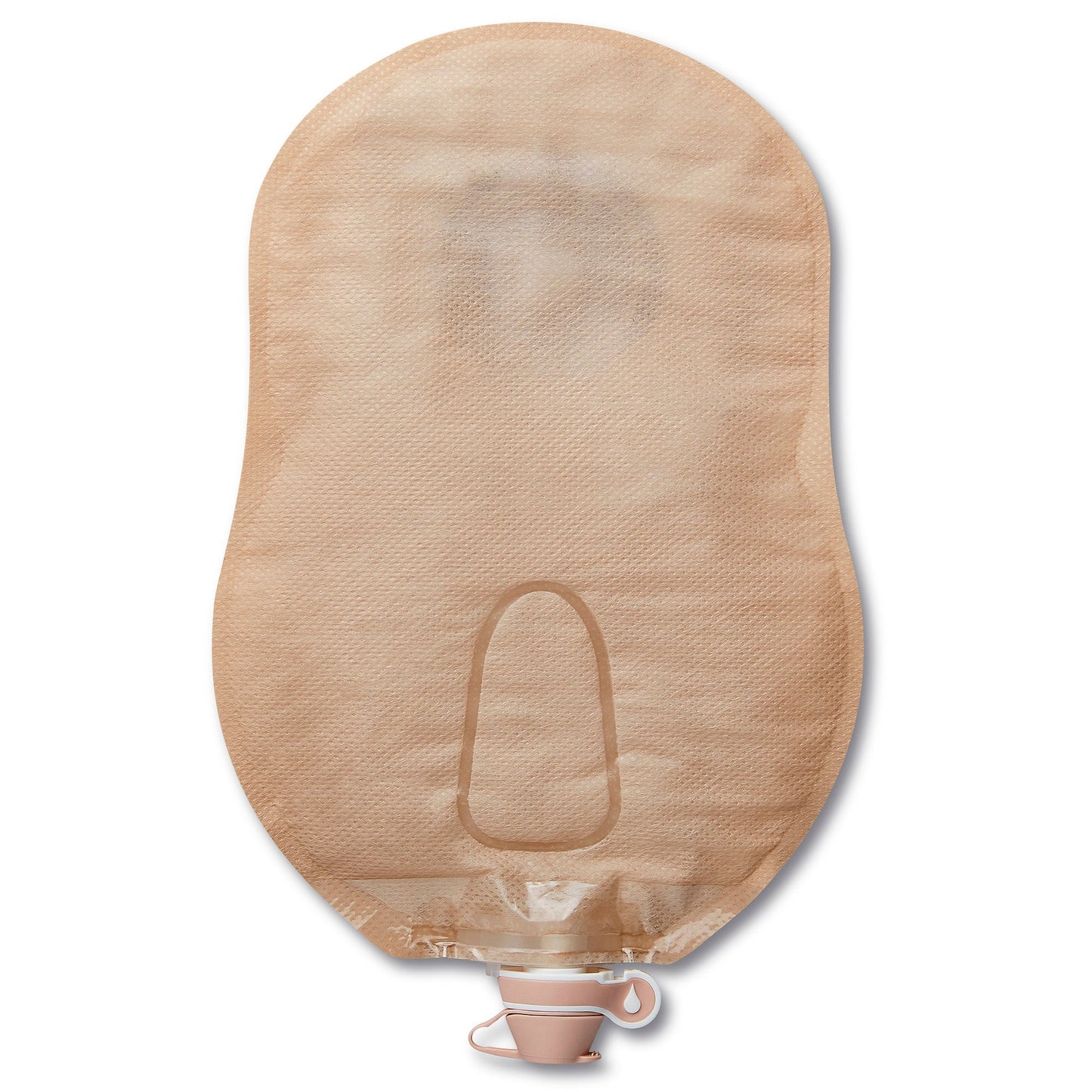 Premier Urostomy Pouch One-Piece System Length Convex, Pre-Cut 5/8 Inch Stoma Drainable