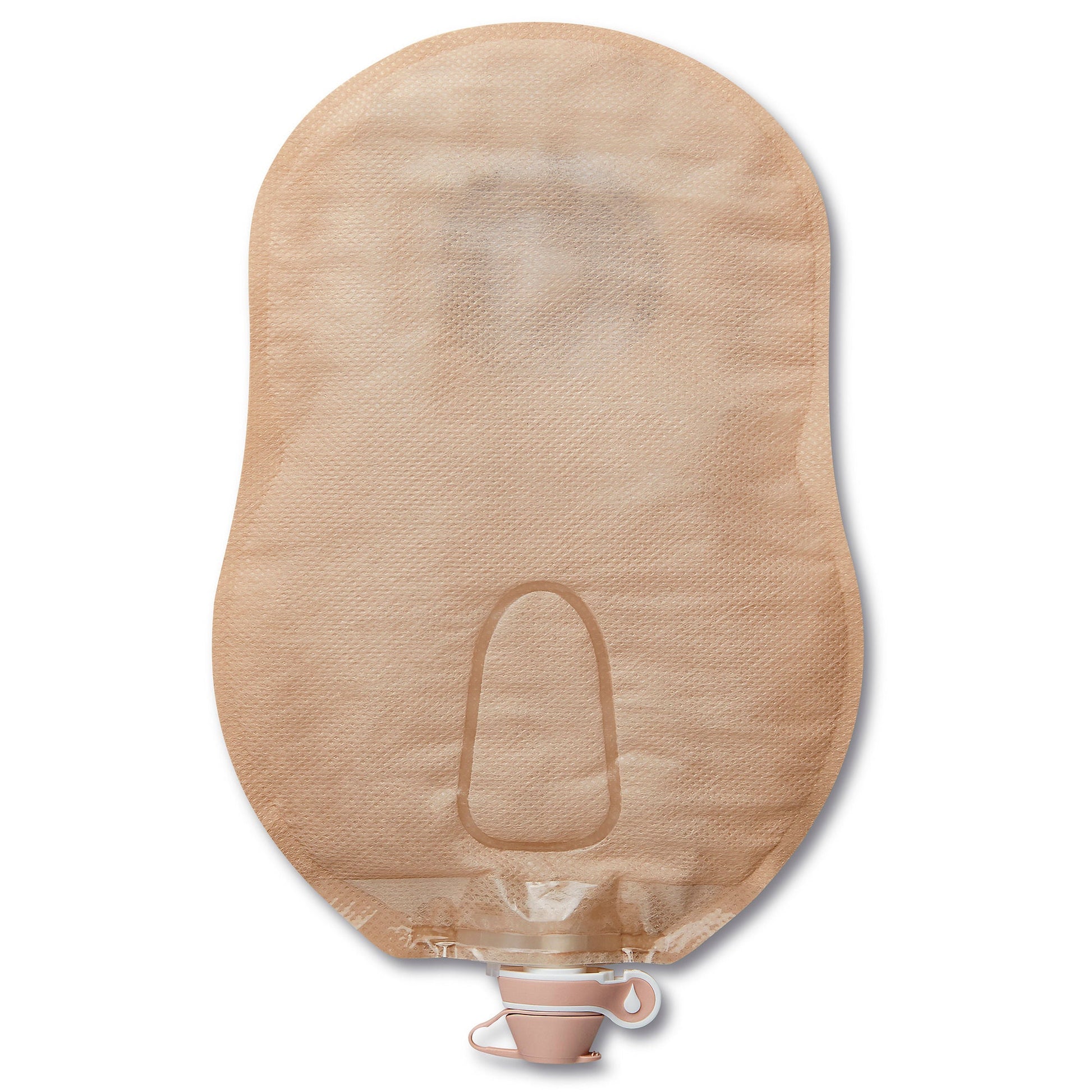 Premier Urostomy Pouch One-Piece System Length Convex, Pre-Cut 5/8 Inch Stoma Drainable