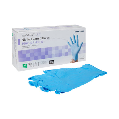 McKesson Confiderm® 4.5C Nitrile Exam Gloves, Blue