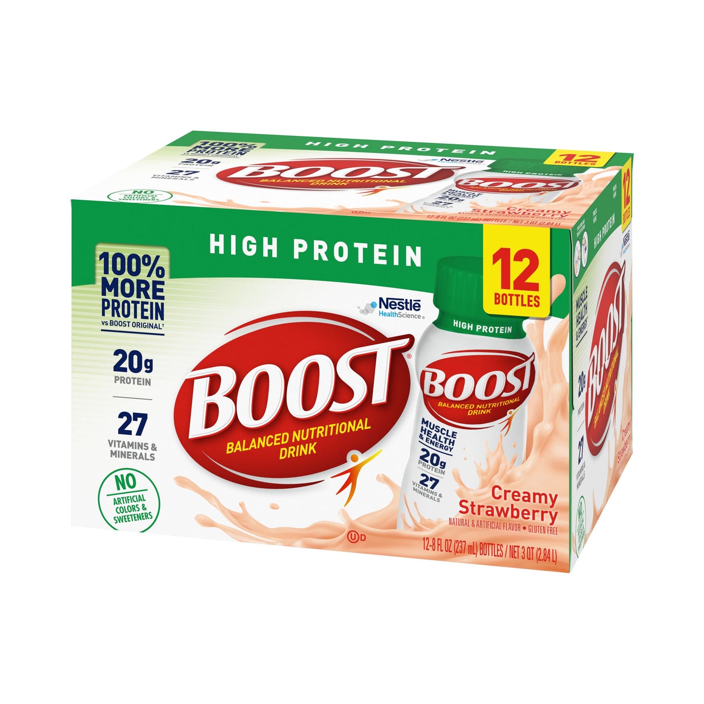Boost® High Protein Strawberry Complete Nutritional Drink, Bottle