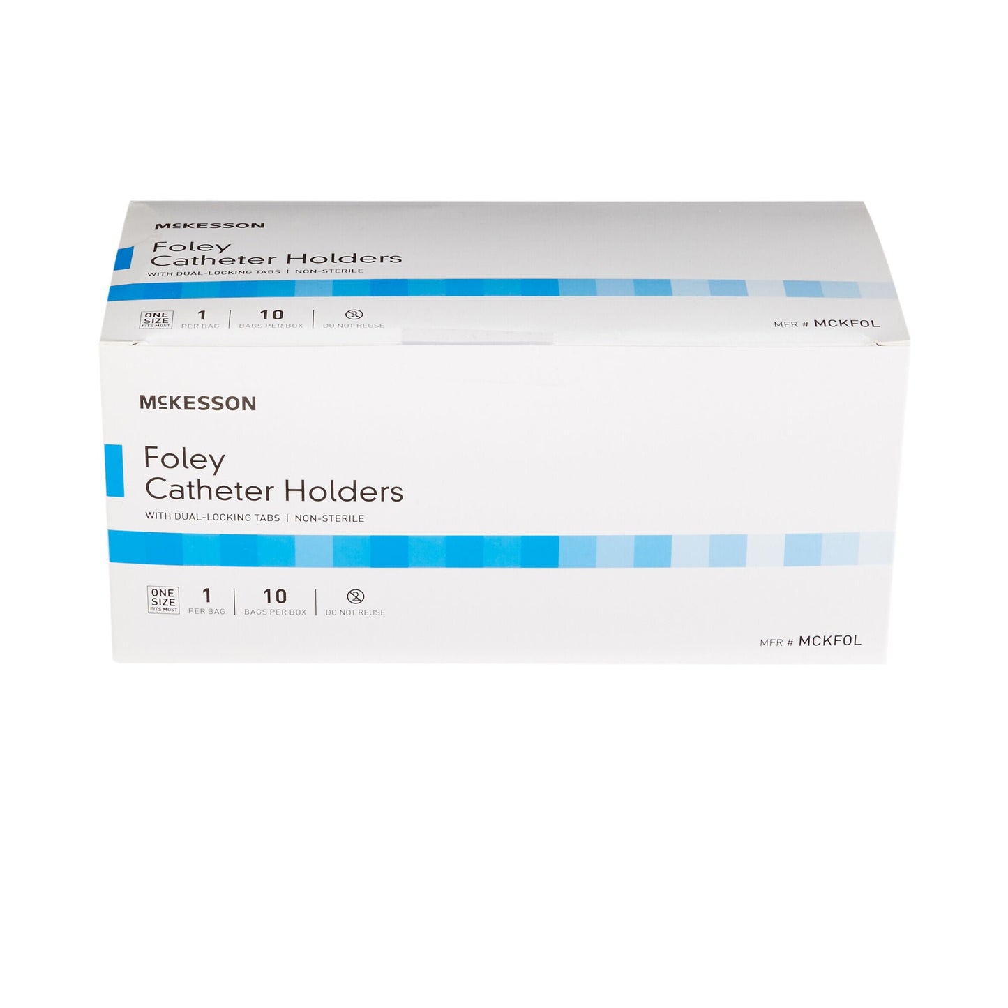 McKesson Foley Catheter Holder Leg Strap With Dual-Locking Tabs