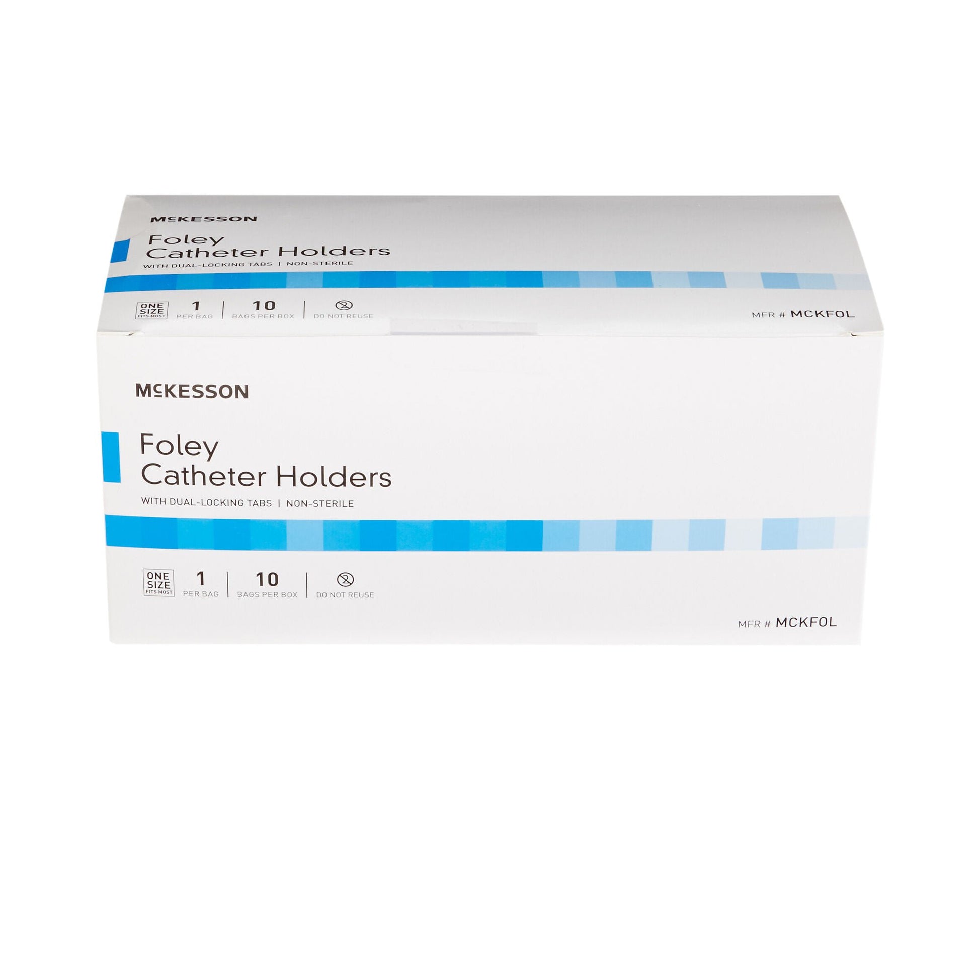 McKesson Foley Catheter Holder Leg Strap With Dual-Locking Tabs