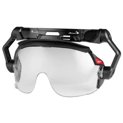 Milwaukee 10pk Gasketed Clear Eye Visor Replacement Lenses (BOLT Safety Helmet & BOLT Hard Hat Mount) 48-73-1454 | 10-Piece
