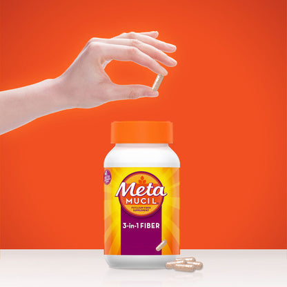 Metamucil® 3-in-1 Fiber Capsules