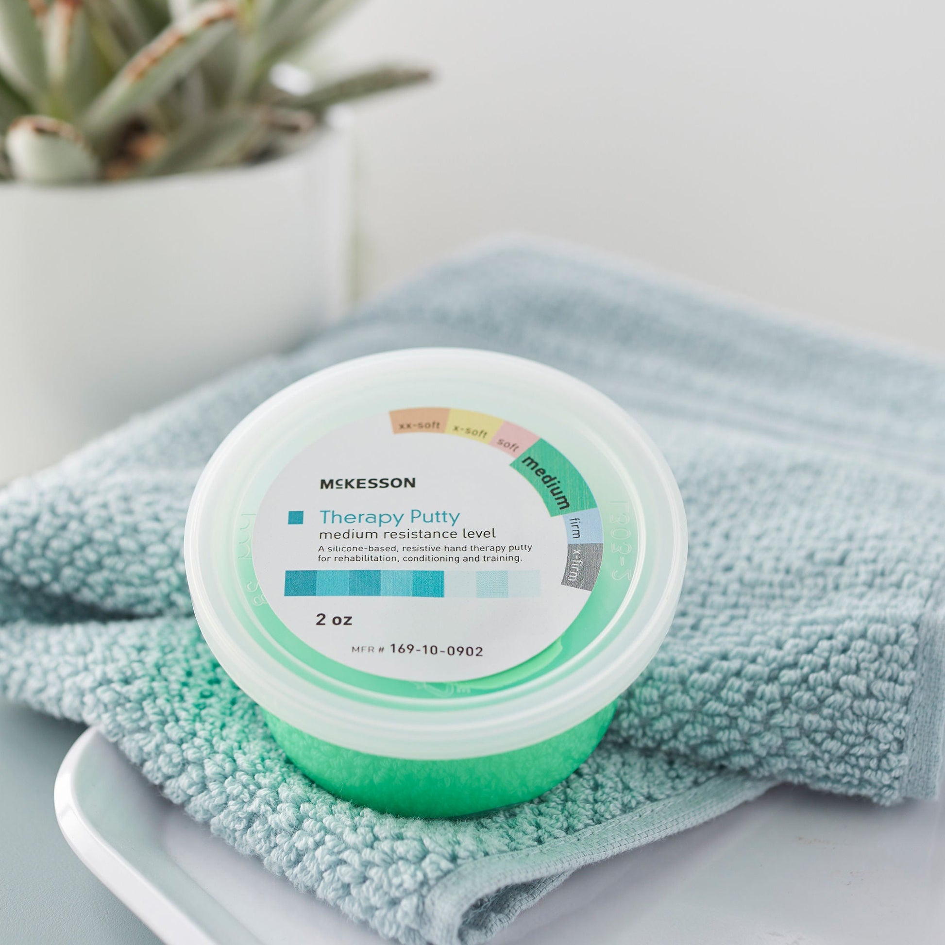 McKesson Therapy Putty, Green, Medium, Container