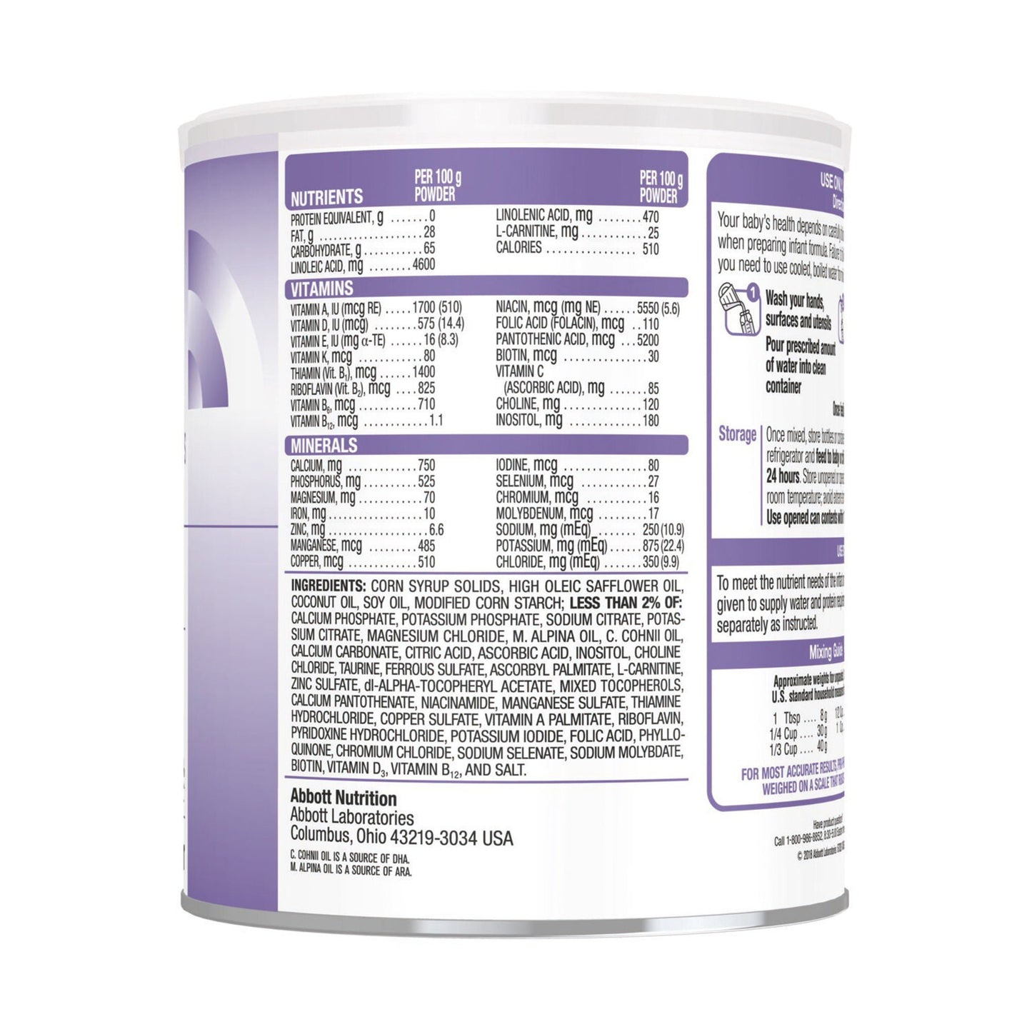 Pro-Phree® Protein-Free Energy Module w/ Iron, Vitamins & Minerals, Can