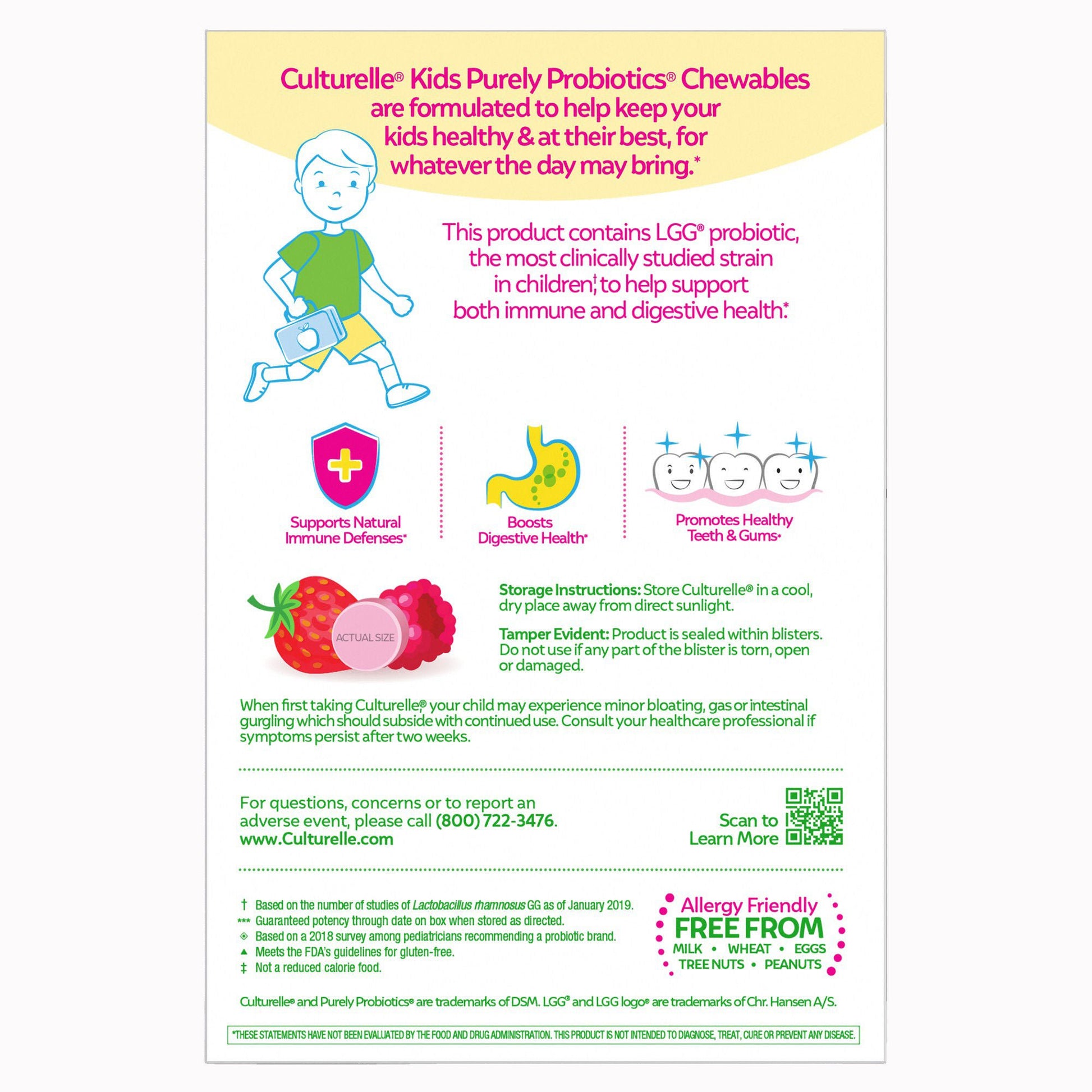 Culturelle® Kids Purely Probiotics® Chewables