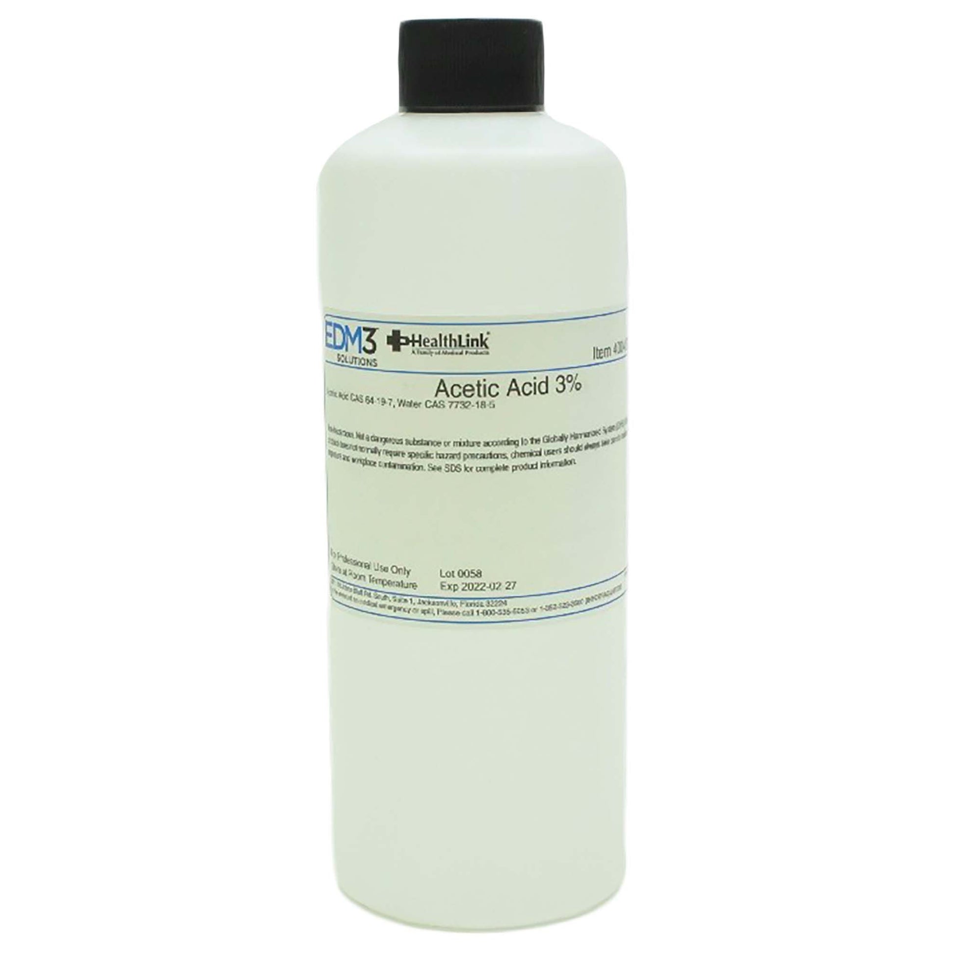 Chemistry Reagent Acetic Acid Organic Acid 3%