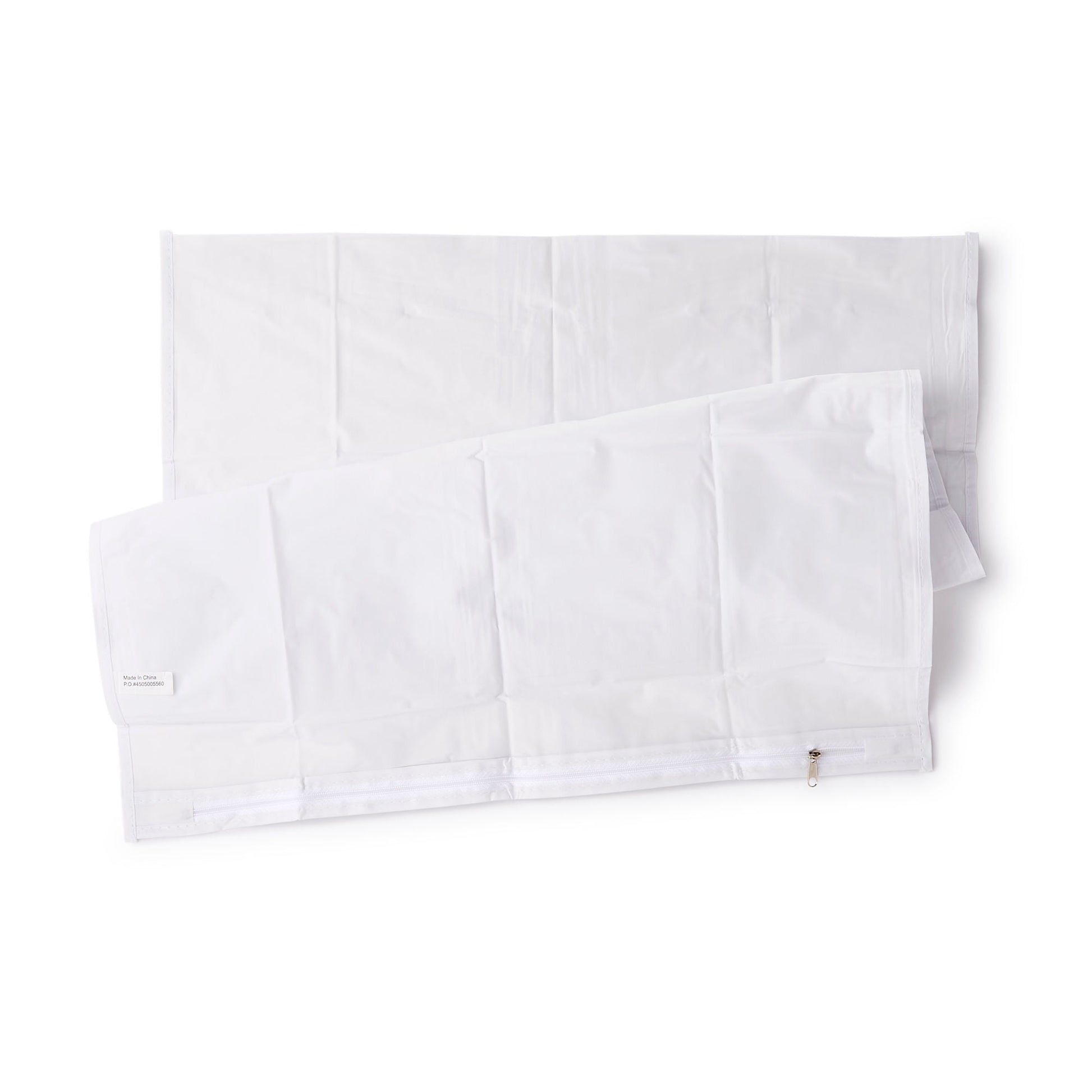 Mark-Clark® White 4 mil Plastistaff Pillow Cover With Zip
