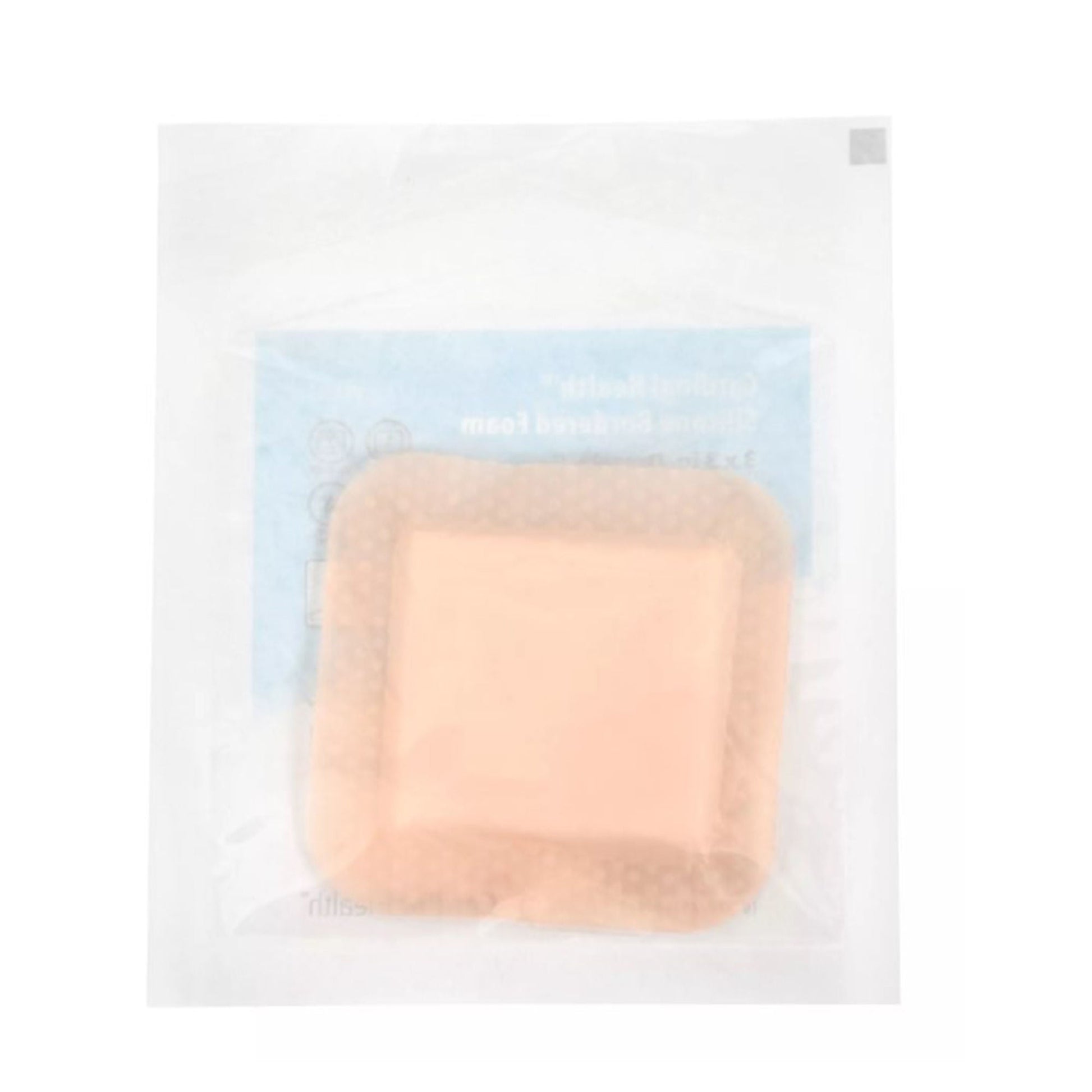 Kendall 5-Layer Foam Dressing With Border Film Backing Silicone Adhesive Square