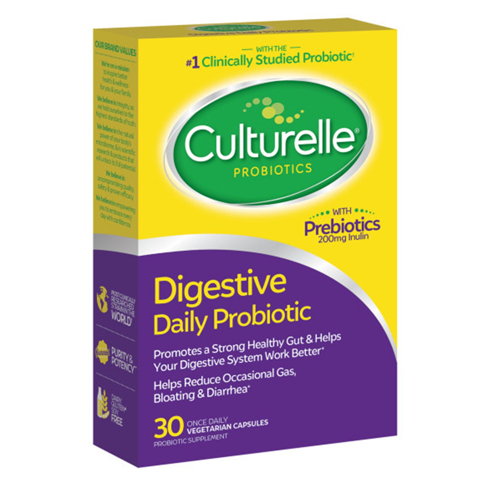 Culturelle® Digestive Daily Probiotic Capsules, 30 Capsules
