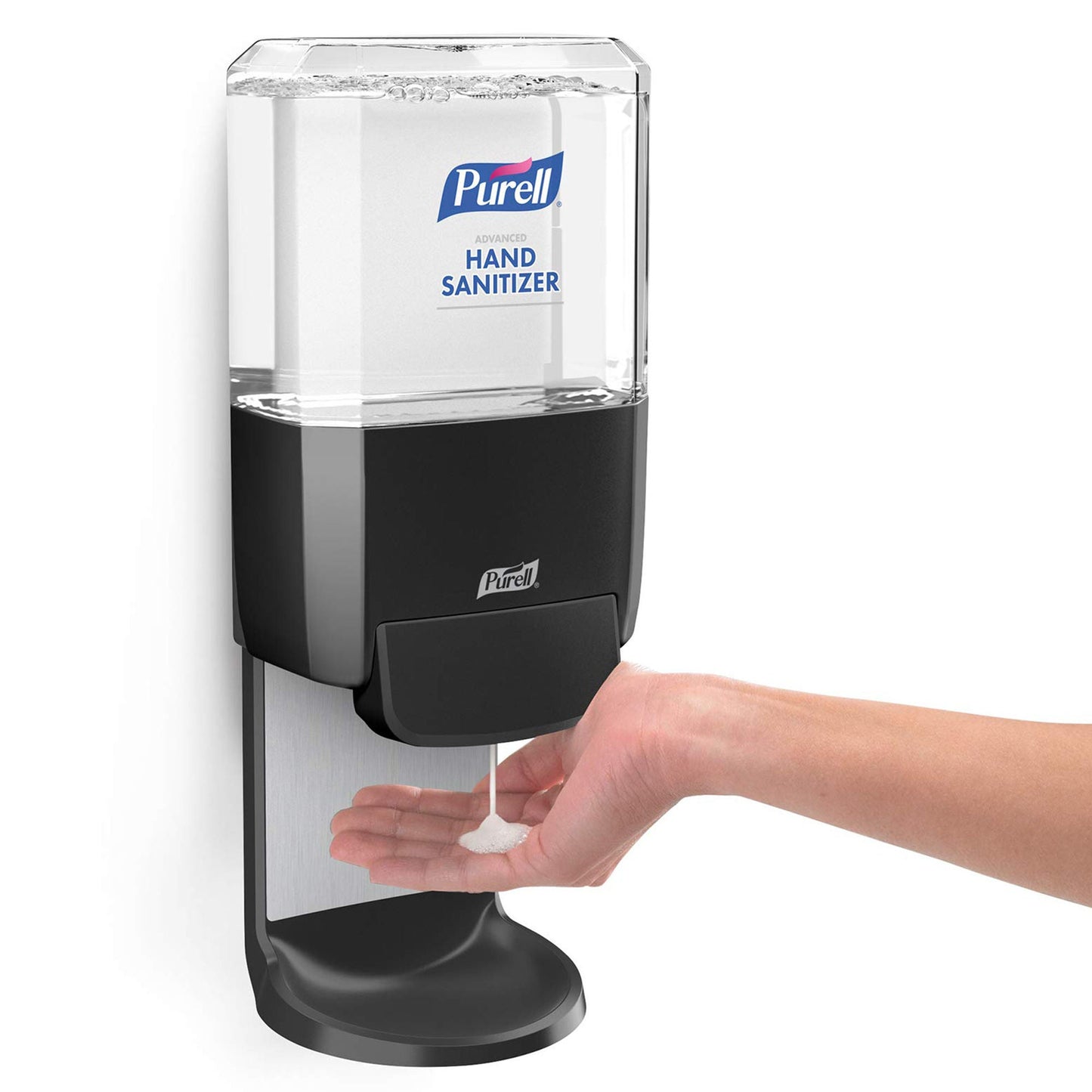 Purell ES4 Hand Hygiene Dispenser Graphite ABS Plastic Manual Push Wall Mount