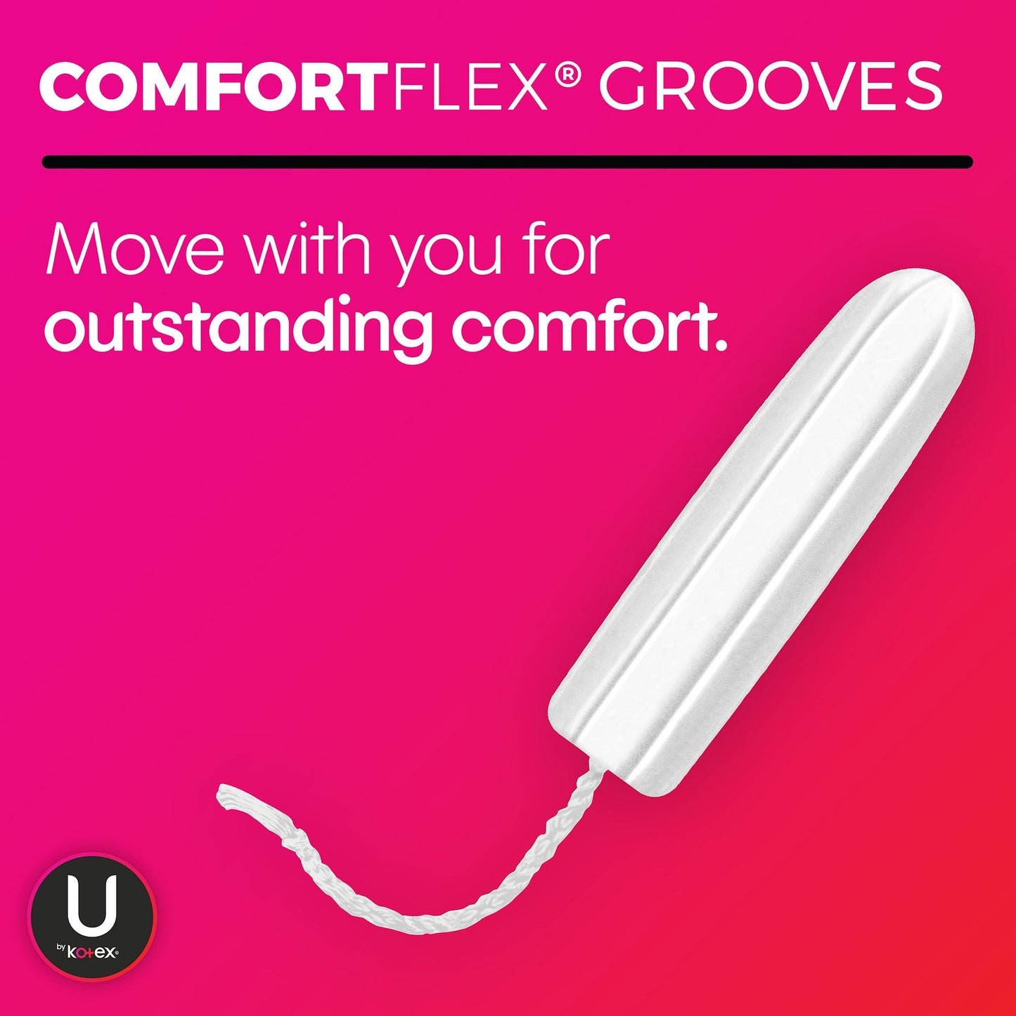 U By Kotex® Click® Compact Tampons Super Plus Unscented