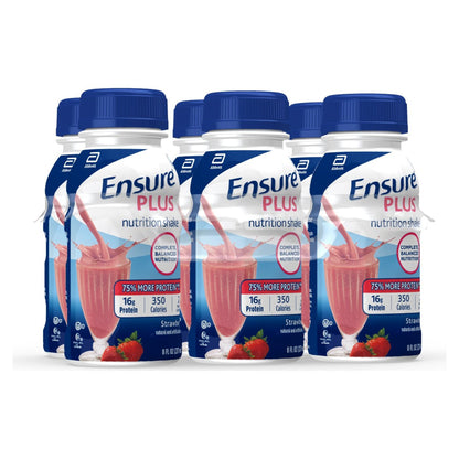 Ensure® Plus Nutrition Shake, Strawberry, bottle