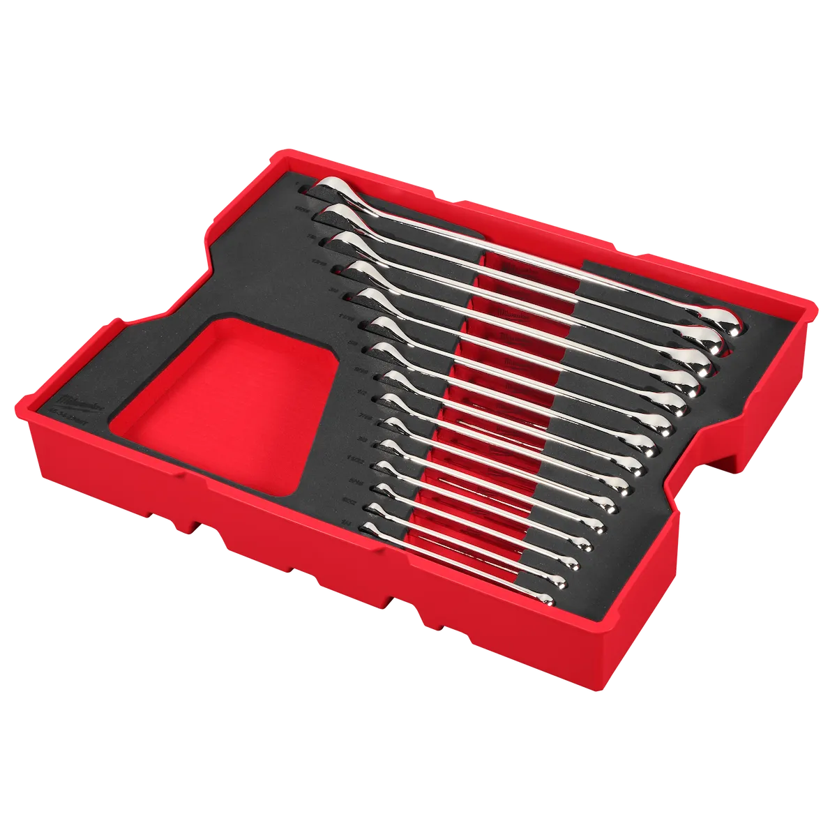 Milwaukee 15pc. SAE Combination Wrench Set with Tray for PACKOUT Drawers 45-96-9418