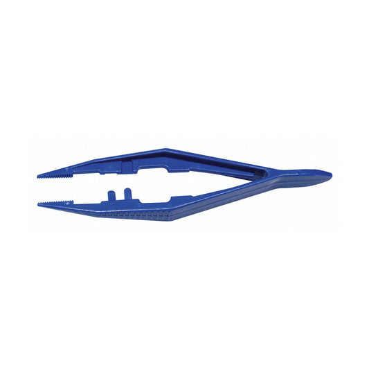 Medique® Plastic Tweezers with Serrated Tips, 4.5 Inches Long – Bag of 100