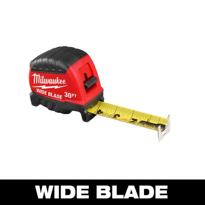 Milwaukee 30ft Wide Blade Tape Measure 48-22-1230