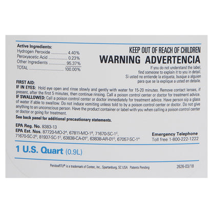 PeridoxRTU® Sporicidal Peroxide Based Surface Disinfectant Cleaner