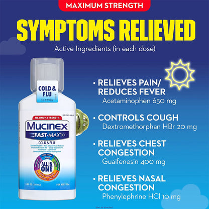 Mucinex® Fast-Max™ Cold & Flu Cold and Cough Relief