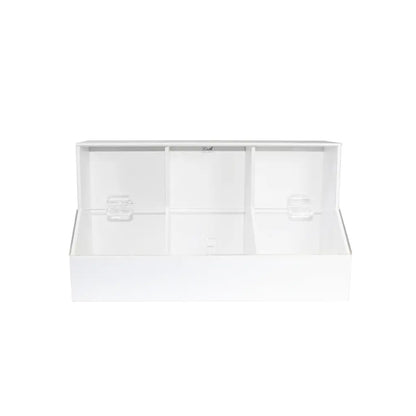 TrippNT Large 3-Compartment Dispensing Bin | PVC with Removable Lid 50005